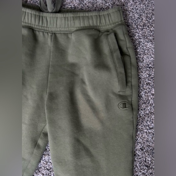 Champion Olive Green Jogger Pants Adult size small - Picture 2 of 8